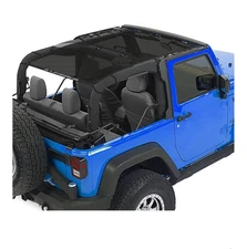 Alien Sunshade for Jeep Wrangler JK 2007-2018 2 Door Full Length Sun Shade Black