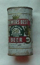 BREWERS BEST BEER CAN (50s STEEL PUNCH TOP) - GRACE BROS BREWING CO, SANTA ROSA