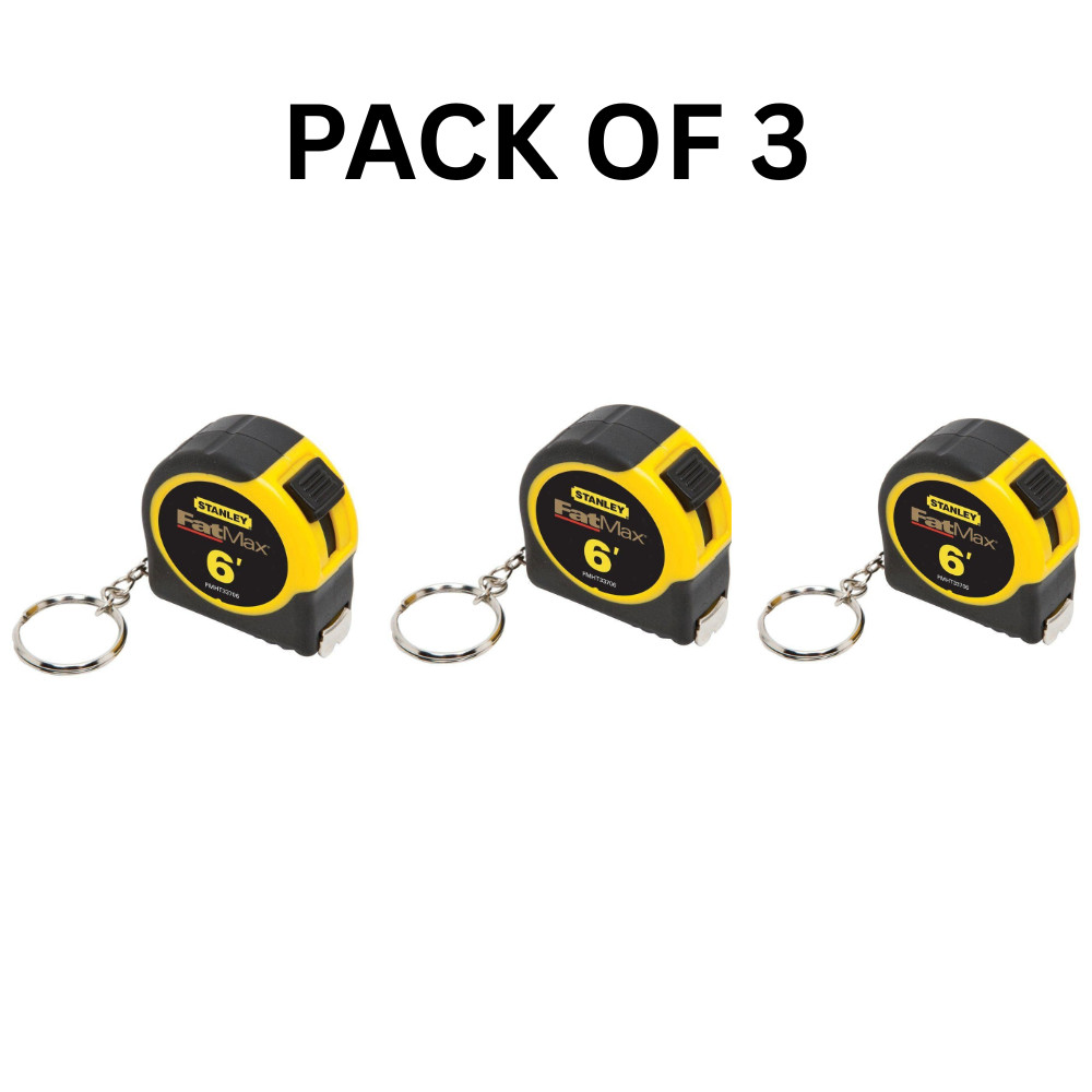 Fatmax 6ft Lightweight Auto-lock 3 Pack