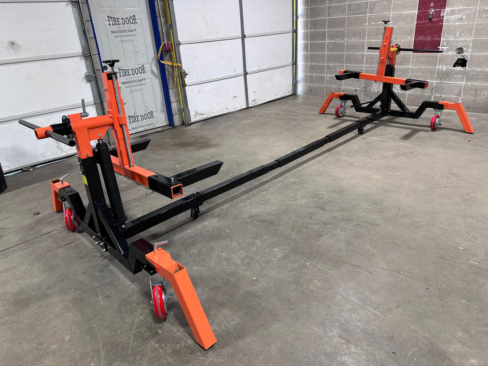 Auto Hydraulic Car Rotisserie 4500 lb Capacity Auto Body Restoration ...