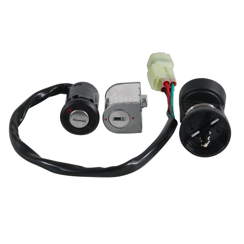 Juego de bloqueo de interruptor de llave de encendido para Kymco ATV KXR 250 06-2015 Maxxer 250 90 2010-16 Foto 2 de 4