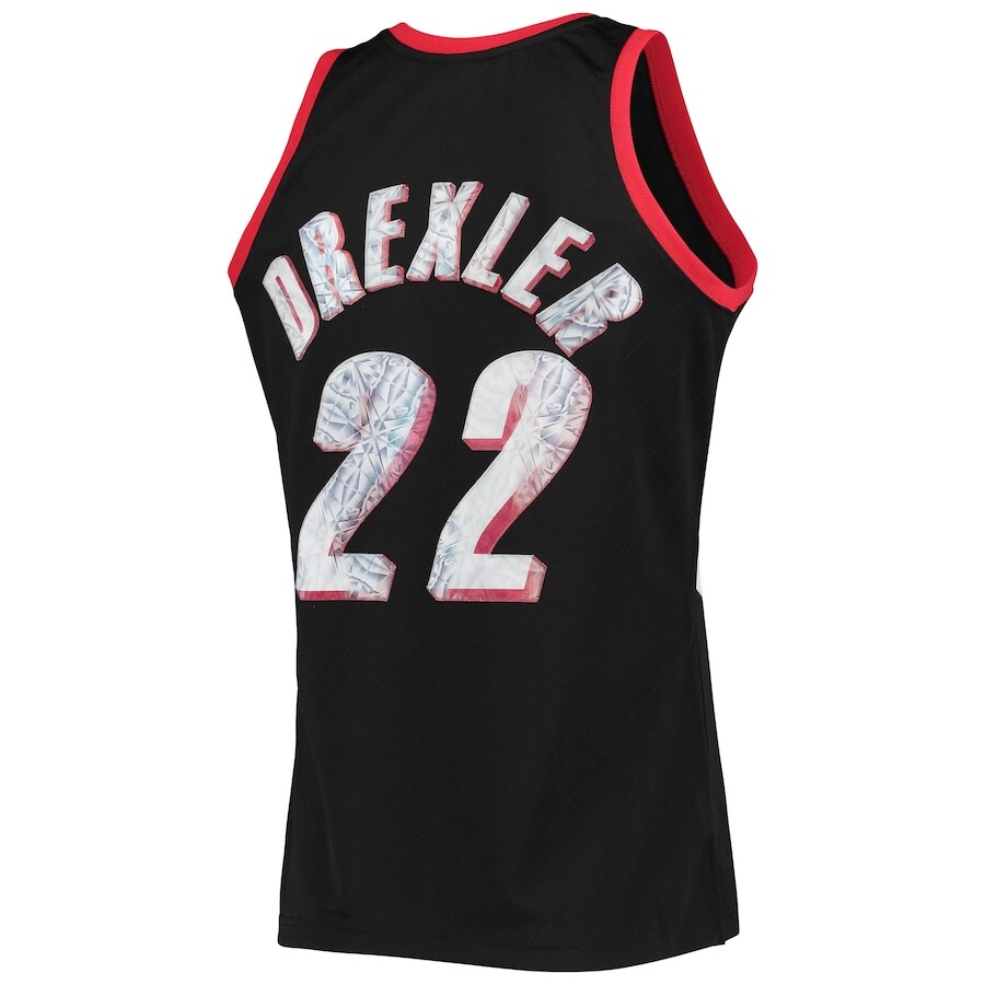 Portland Trail Blazers Clyde Drexler Mitchell Ness 75th