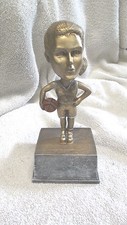 Bobblehead female BASKETBALL statue trophy resin award