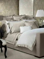 Ralph Lauren Greenwich Quilted Euro Pillow Sham - Vintage Silver - retail $145