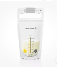 Medela Pump and Save 6 oz Clear Breast Milk Bags, 50 Count New