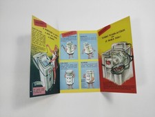 Vintage 1950’s Servis Washer Wringer Leaflet **Reproduction**