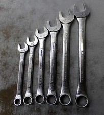 Vintage S-k 6 Piece Alloy Combination Wrench Set Sae 716 To 34 Usa Made