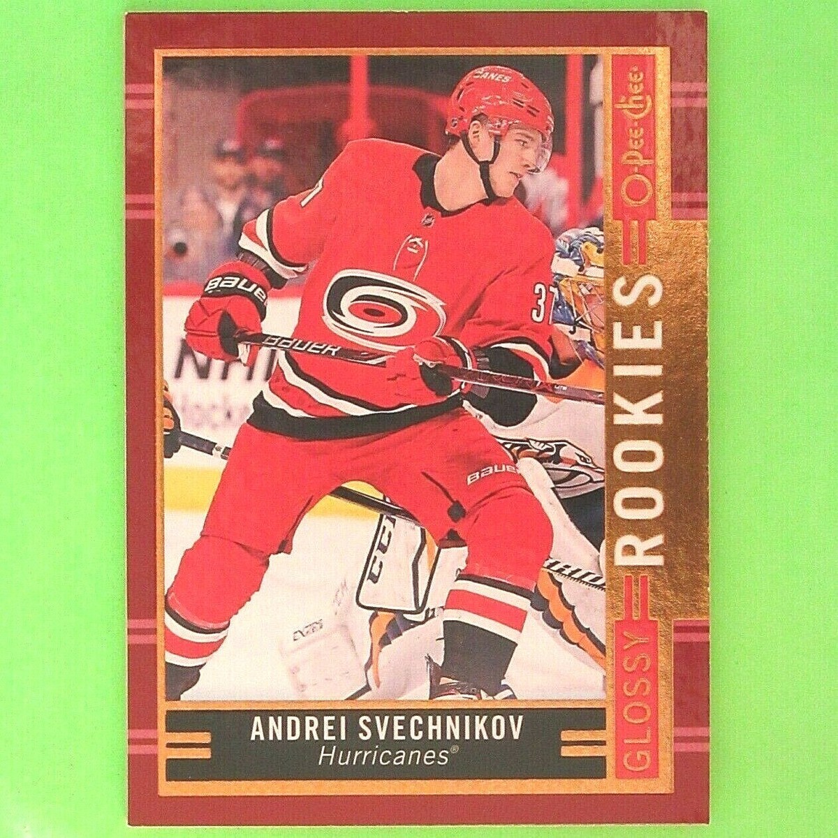 ANDREI SVECHNIKOV 2018 ROOKIE GLOSSY COPPER OPC #R8 Carolina