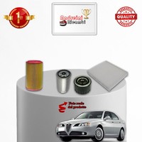 Set Service 4 Filter Alfa Romeo 166 2.4 JTD 120KW 163CV Von 2003-> 2007