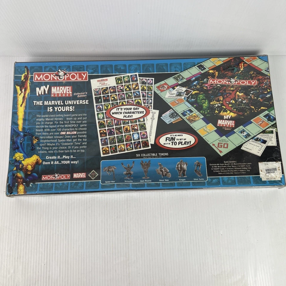 My Marvel Heroes Monopoly - Collectors Edition - Brand New - image 2 of 4