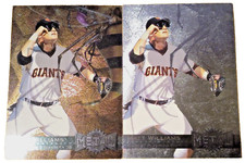 1996 Fleer Metal Universe Platinum Edition Matt Williams & Base Colorful Base