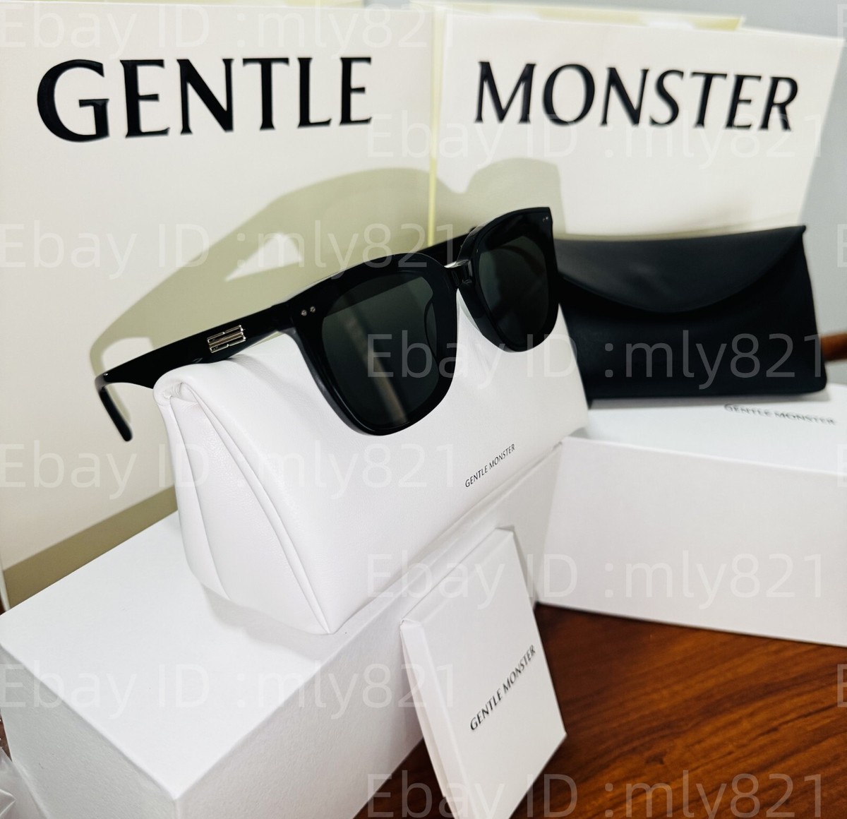GentleMonster Sunglasses Heizer 01 Black Frame Black Lenses | eBay