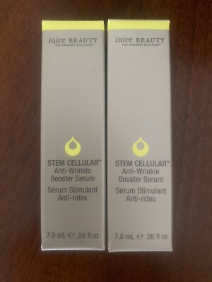 Juice BeautyCellular Anti-Wrinkle Booster Serum Travel Size 0.26oz X2PC