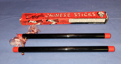 Royal Chinese Sticks Famous Stage Effect Magic Novelty Toy Vintage w/ Box 1960 s