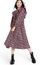Sandy Liang x Target NWT SOLD OUT Women's Floral Print Long Sleeve Dress