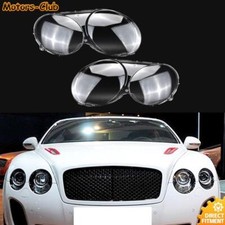 Cubierta de cristal de faros para Bentley Continental GT Flying Spur 2005-2012 nuevo