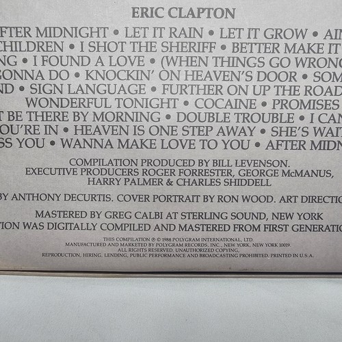 Eric Clapton Crossroads 4 Disc CD Box Set Polydor 835 261-2 *SEE DESCRIPTION* - Picture 8 of 17