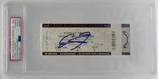 Ethan Salas Signed Professional Debut Full Ticket Stub 5/30/23 PSA DNA 10 Auto