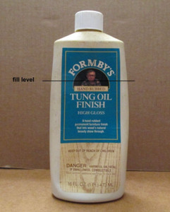 Formby's Hand Rubbed Tung Oil Finish High Gloss [16 fl oz Bottle]