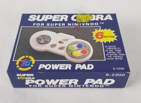 Super Cobra Power Pad for Super Nintendo SNES Super NES controller Retro 