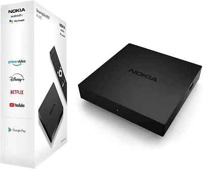 Nokia Streaming Box 8000 4K Android TV Chromecast HDMI Netflix Prime Video