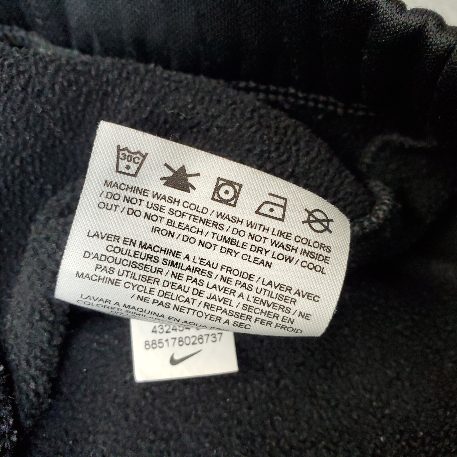 SACAI X NIKE Giacca Nike Golf Donna Media Nera Pile Tour Performance Therma Fit Full Zip