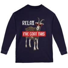 Relax I've Goat Got This Youth Long Sleeve T Shirt