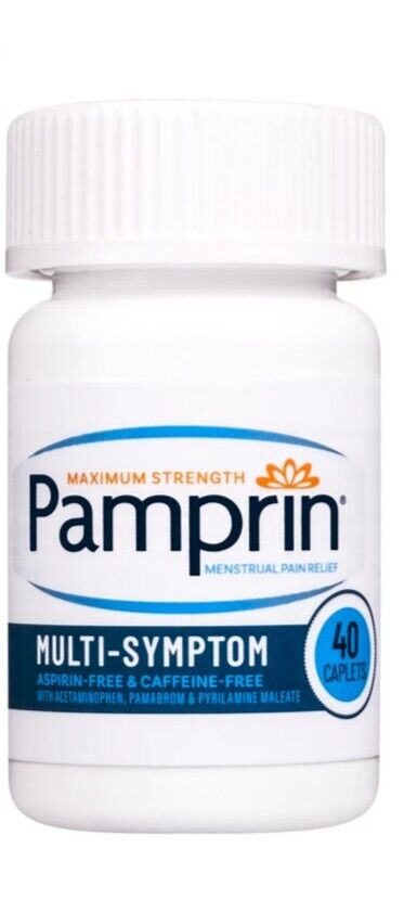 Pamprin Maximum Strength Multi-Symptom, Menstrual Period Symptoms Relief