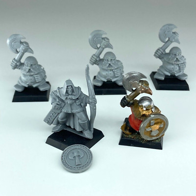 Holzelfen Bogenschütze und Zwerge - verschiedene Posten - Warhammer Fantasy Schlacht X7583