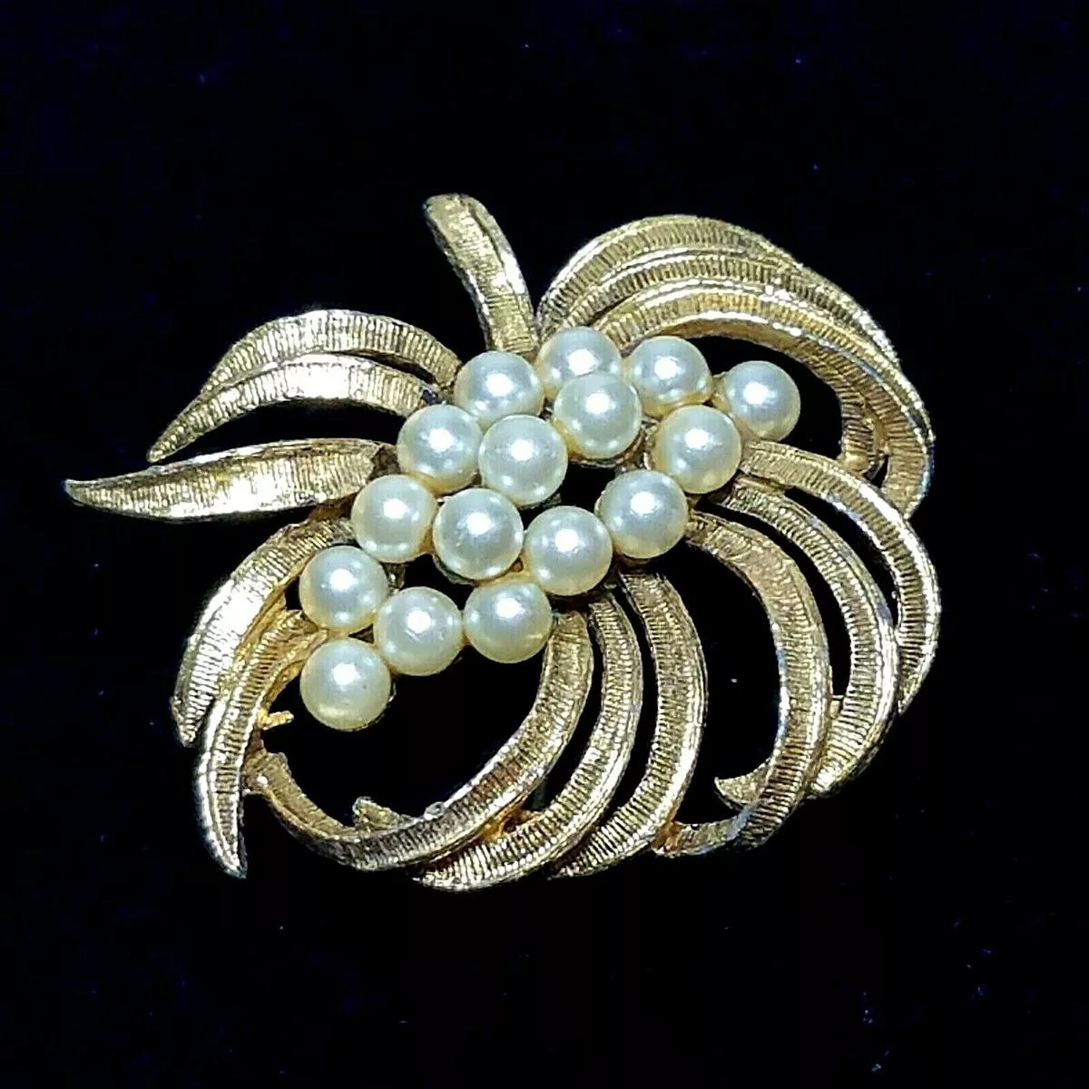 Brooch Pearl Vintage, Vintage Pearl Brooch Pins