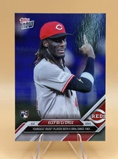 2024 Topps Now - Elly De La Cruz #517 RC - Youngest Red With 4 XBH's Since 1901