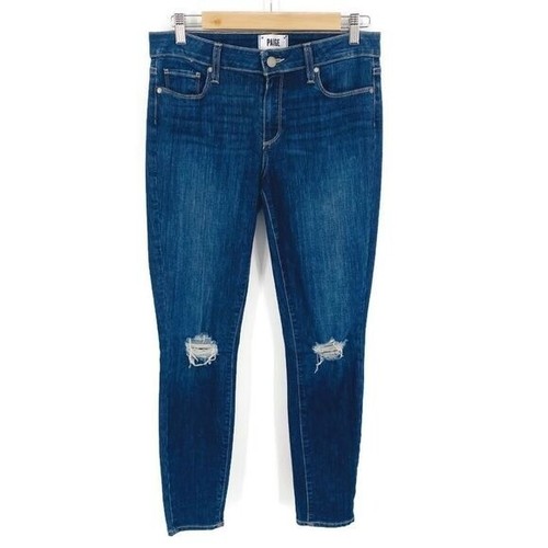 Paige Distressed Verdugo Ankle Jeans 