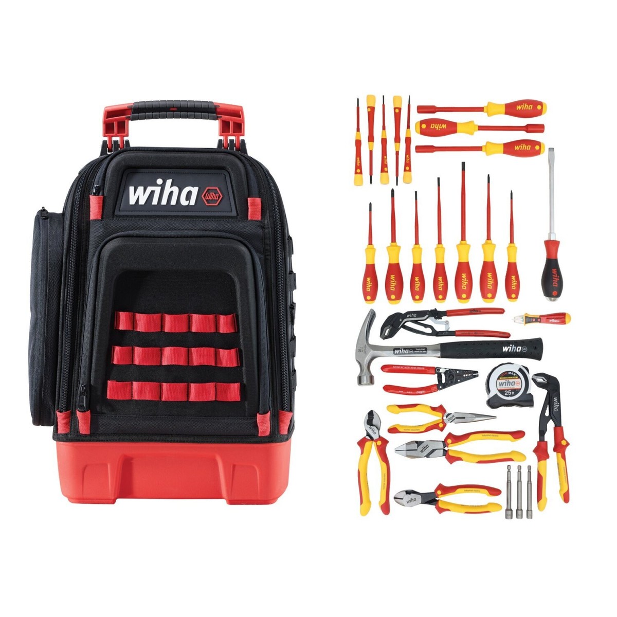 Wiha Tools 91871 Journeyman Electrician's Insulated Tool Set, 30