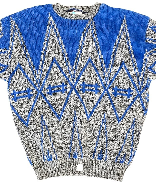 Геометрическая повседневная винтажная одежда 1980-х для женщин