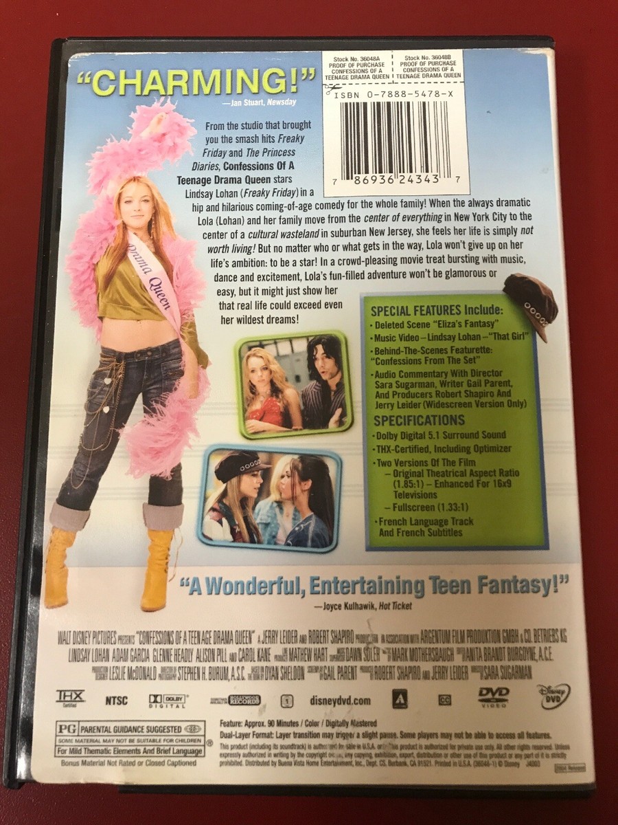 Confessions of a Teenage Drama Queen (DVD, 2004) 786936243437| eBay