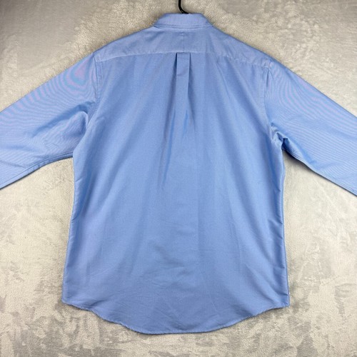 Polo Ralph Lauren Shirt Mens Large Blue Flesh Pony Long Sleeve Button Down - Picture 5 of 8