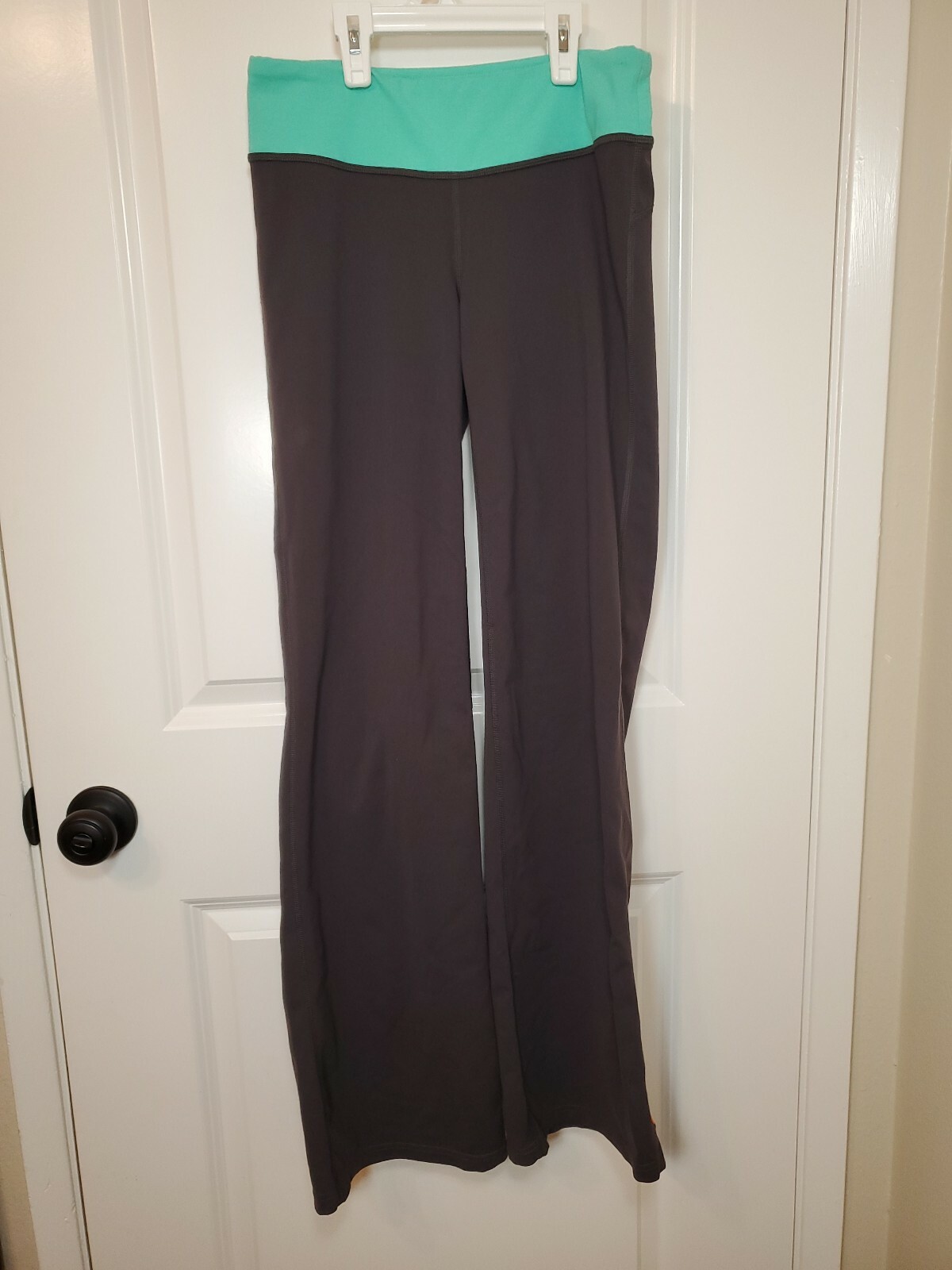 Small Flare Womens Yoga Pants Grey 
