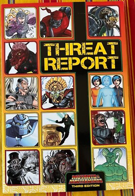 Mutants & Masterminds ~ Threat Report supplement ~ 3E ~ New softcover