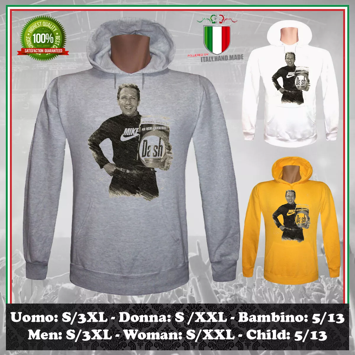 Felpa mike best sale bongiorno
