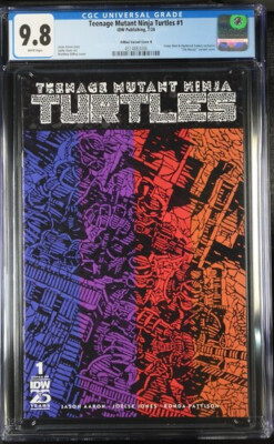 Teenage Mutant Ninja Turtles #1 NYCC 2024 Matt Dimasi Shattered Mosaic CGC 9.8