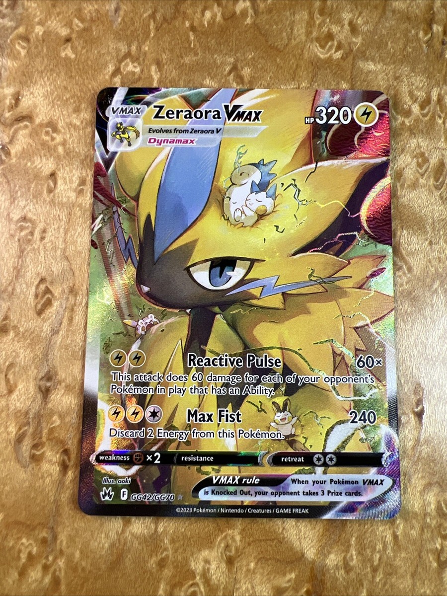 ポケカマック Zeraora VMAX 2023 Pokemon Crown Zenith GG42/GG70 Galarian