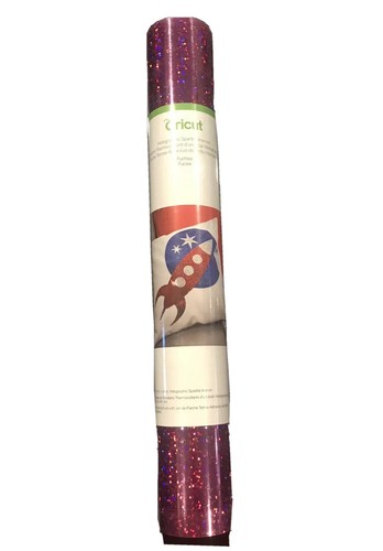 Cricut Fuchsia Holographic Sparkle Iron On Roll - 第 1/1 張圖片
