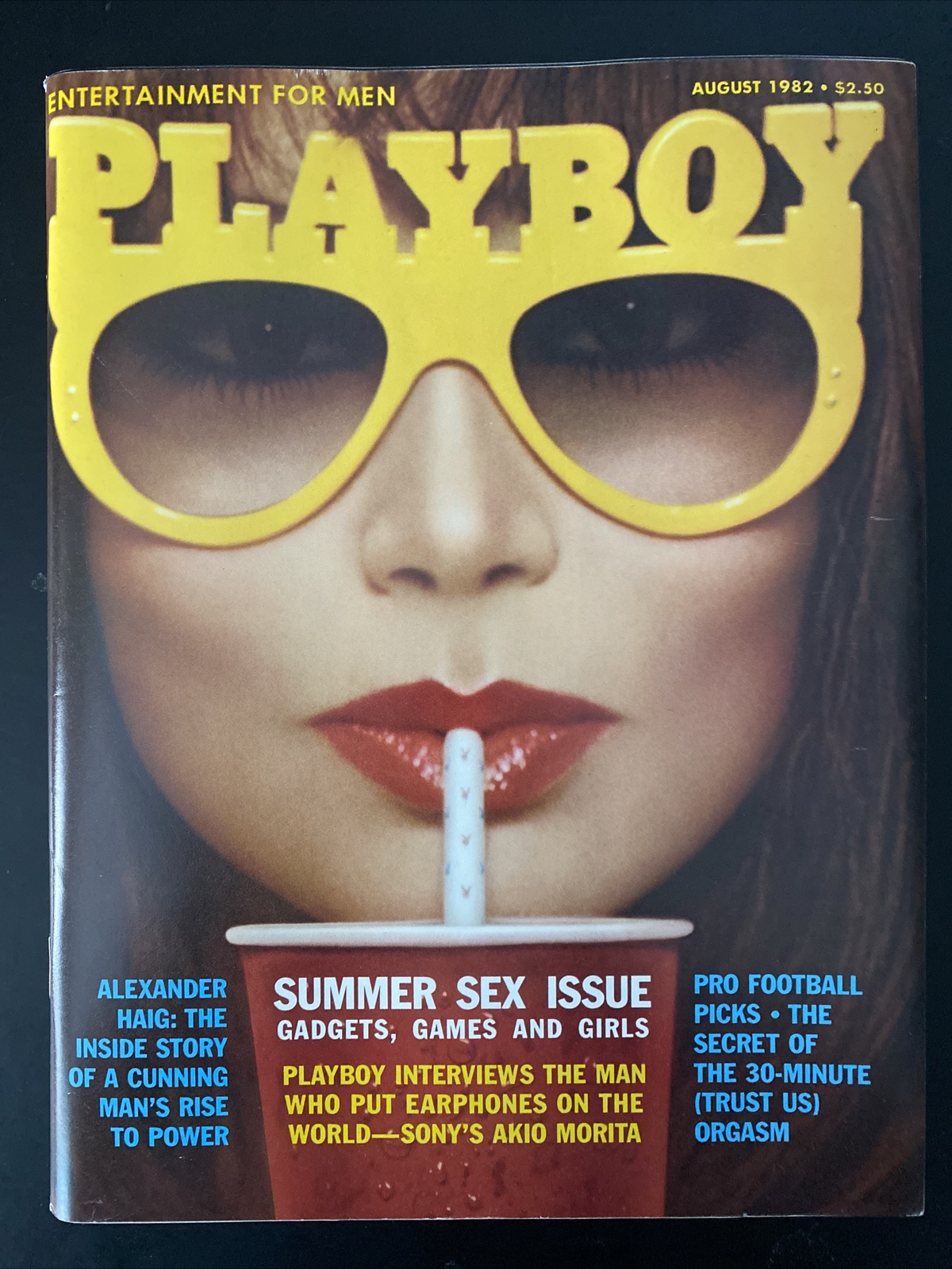 Playboy August 1982 Back Issue Cathy St. George Cover Vicki