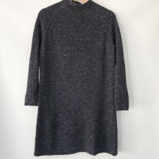 Madewell Gray Sweater Dress Wool Blend long sleeve womens size XS