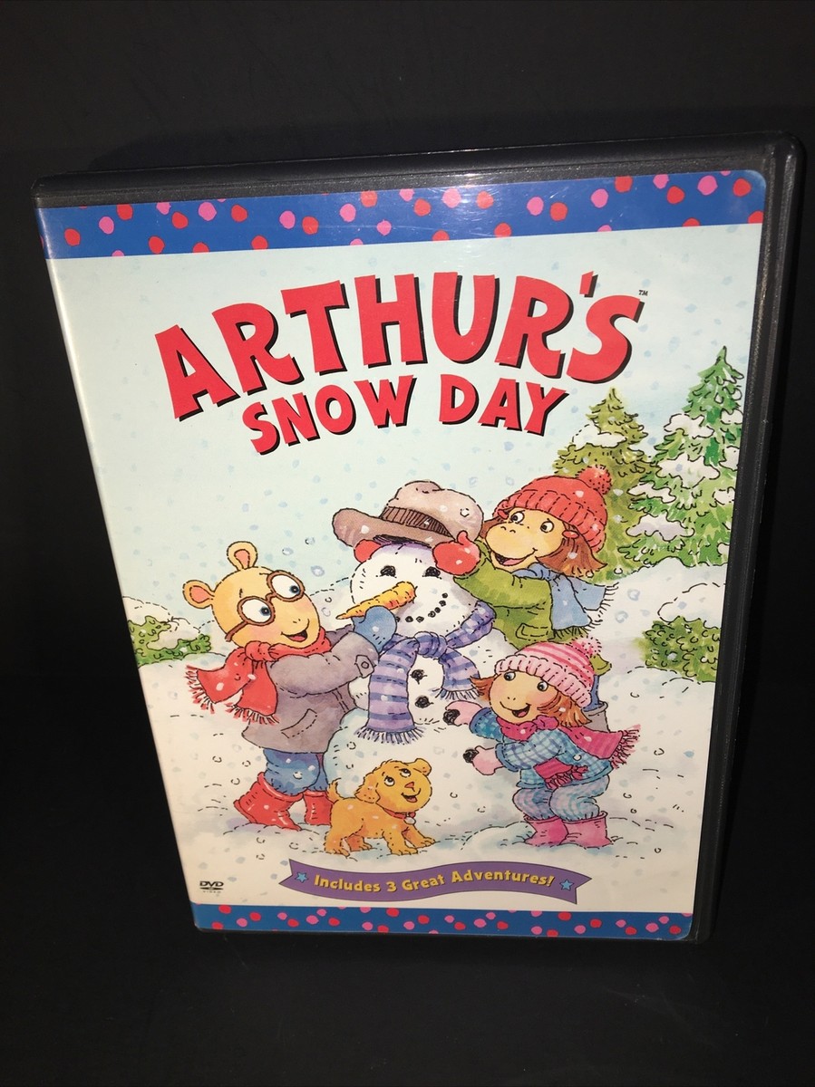 Arthur - Arthur's Snow Day (DVD, 2003) 3 Great Adventures