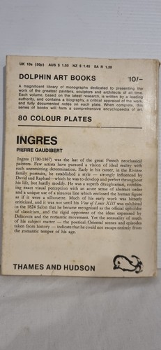 Ingres A Dolphin Art Book 80 colour plates 1971 Vintage Edition Thames Hudson VG - Picture 2 of 5