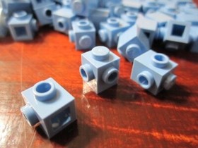 LEGO 1x1 Medium Blue Brick w 2 Studs (100 pieces) #26604