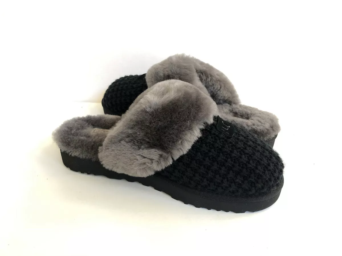Ugg cozy slipper black new arrivals