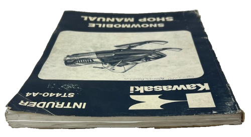 VINTAGE KAWASAKI SNOWMOBILE INTRUDER ST440-A4 SHOP MANUAL PART # - 99963-3513 - Picture 6 of 16