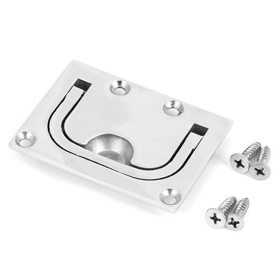 316 Edelstahl Square Pull Griff Marine Flush Lifting Ring Boot Acce
